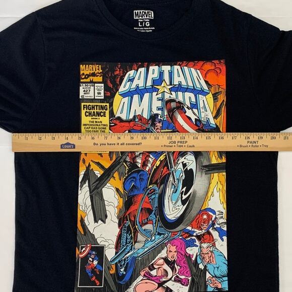 Marvel Captain America Vol 1 #427 "Fighting Chance" Comic Adult T Shirt Size L - Picture 4 of 6